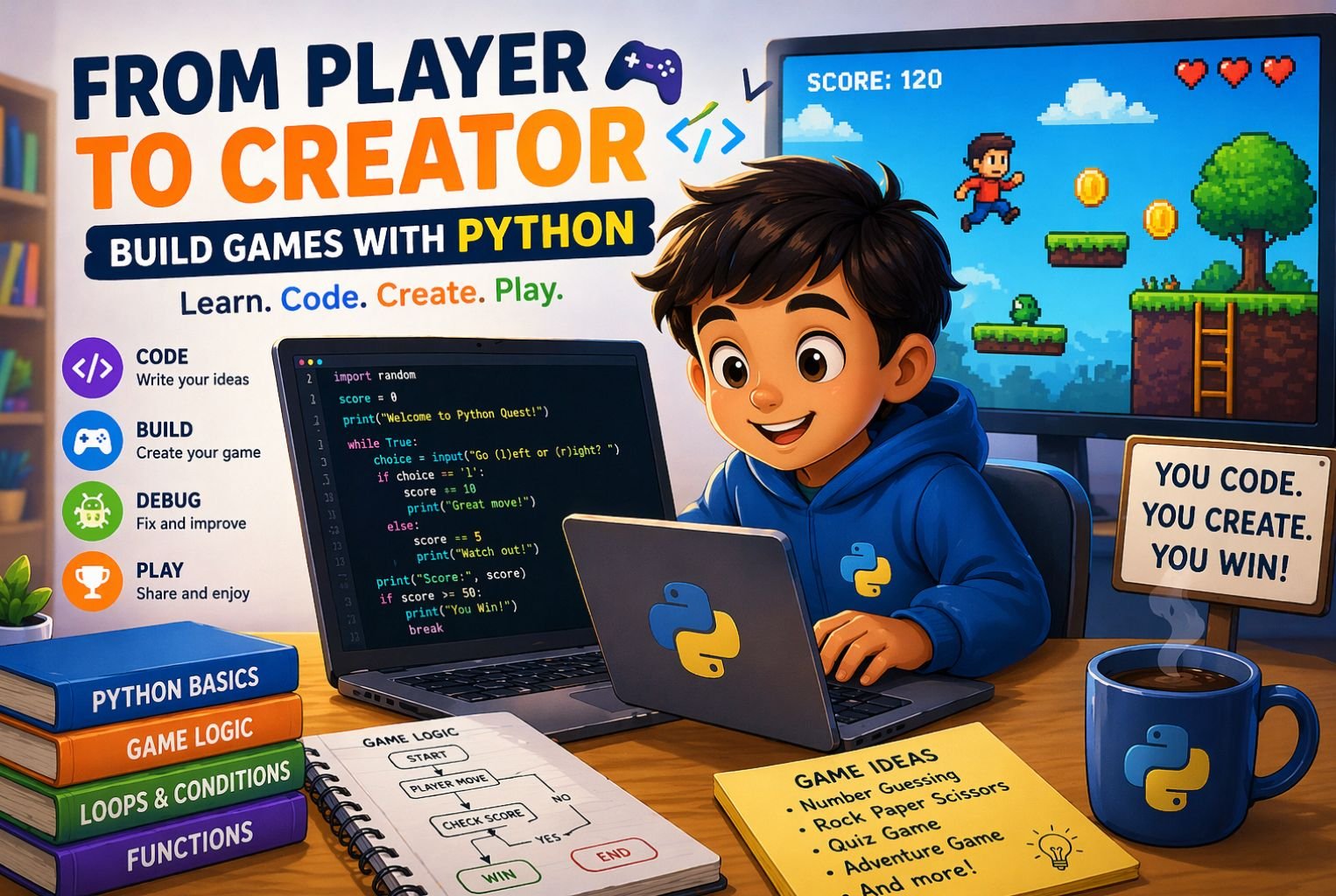 From Player to Creator: Build Games With Python 2026